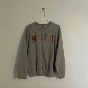 Gray Malibu Crewneck